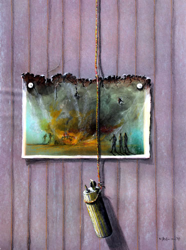 Zur&uuml;ck - Back - En arri&egrave;re: Bilder - Paintings - Peintures
