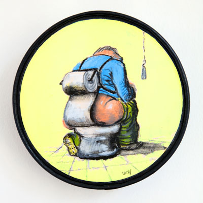 Zurück - Back - En arrière: Karikatur / Caricature