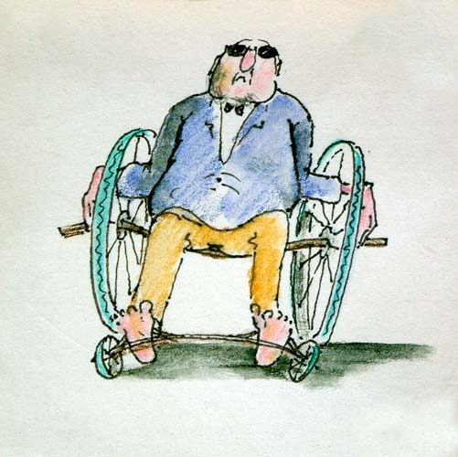 Zurück - Back - En arrière:  Cartoon